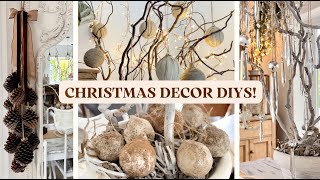 CHRISTMAS DIY DECOR  HIGHEND CHRISTMAS DECOR  HOME DECOR ON A BUDGET  Christmas Decorating Ep1 [upl. by Bambi]