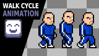 Simple Walk Cycle Animation [upl. by Godewyn]