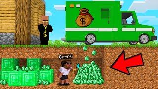 10 WAYS TO STEAL THE VILLAGERS MONEY💰 [upl. by Belia494]