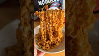 Trying Trader Joe’s NEW Spicy Squiggly Knife Cut Noodles 🍜💥 traderjoes traderjoesfinds ramen [upl. by Romanas]