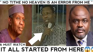 PASTOR ADEBOYE APOLOGIZED PUBLICLY ON NO TITHE NO HEAVEN 🙏😱 [upl. by Aicnetroh]