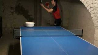 How to make  Corkscrew spin serve  Sidespin serve [upl. by Sadirah]