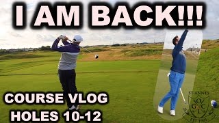 MY FIRST COURSE VLOG BACK vs Rick Shiels at St Annes Old Links  Holes 1012 [upl. by Suzzy]