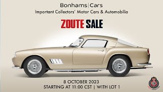 The Zoute Sale  Sunday 8th October [upl. by Yreffeg]