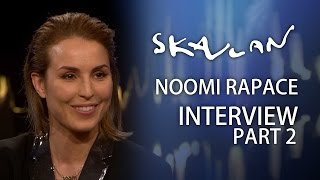 Noomi Rapace English Subtitles Jag hatade att vara dålig på grejerquot  Part 2  SVTNRKSkavlan [upl. by Rollin]