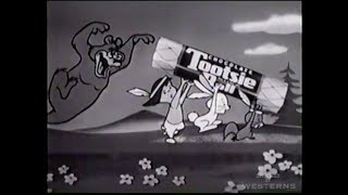 Tootsie Roll Candy vintage retro Western TV cartoon Commercial [upl. by Ahsinwad]