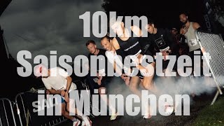 10 km Saisonbestzeit bei der Salomon Laktatparty in München [upl. by Drusus]