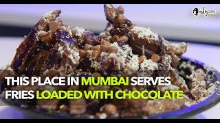 We Tried The Death By Chocolate Fries At The Pabulum In Mumbai  Curly Tales [upl. by Knarf]