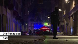 Straßburg Augenzeugenvideos zeigen Schusswechsel zwischen Polizei und Attentäter [upl. by Corina511]