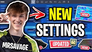 MrSavages NEW Settings Give You INSANE AIM Fortnite OG Settings [upl. by Merill274]