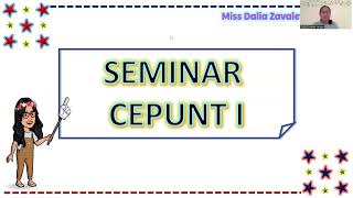 I ENGLISH SEMINAR CEPUNT [upl. by Orna]