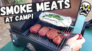 Best Camping Smoker BBQ amp Grill  Pit Boss Table Top [upl. by Auhoj]