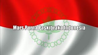 MARS PURNA PASKIBRAKA INDONESIA  Lirik 🇮🇩 BANTU SUBSCRIBE nya ya [upl. by Enyamert]