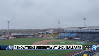 Sneak peek Renovations at LMCU Ballpark [upl. by Emory600]