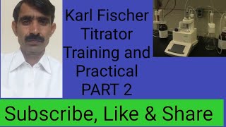 Karl Fischer Titrator Training practical v20 Mettler Toledo why DST is used for Standardization [upl. by Haven718]