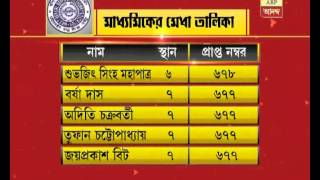 Madhyamik Results Merit list at a glance [upl. by Siraval926]