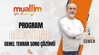 06 KPSS Eğitim Bilimleri  Program Geliştirme Genel Tekrar Soru Çözüm  Ziya SÜMER [upl. by Menken438]