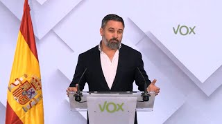 Ultimátum de Abascal al PP quotSe considerarán rotos los gobiernos que no eviten la distribución de me [upl. by Tran]