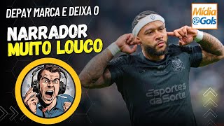 Narrador NÃO SE CONTROLA e DIZ ISSO  Corinthians 5 x 2 AthleticoPR [upl. by Muffin]