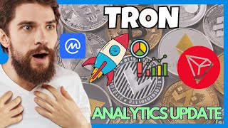 Tron Token Analytics  Tron crypto  TRX coin New Altcoin [upl. by Ecertal]