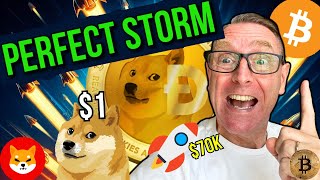 Dogecoin amp Bitcoin News Today Now PERFECT STORM COMING 1 [upl. by Crawley]