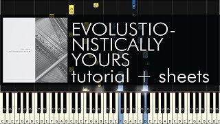 Józef Gatysik  Evolutionistically Yours  Piano Tutorial  Synthesia [upl. by Wolfie]