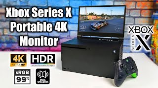 A Portable 4K Travel Monitor For The Xbox Series X Hands On With The GS125XU [upl. by Nevuer]