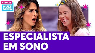 Tatá Werneck entrevista uma Especialista em Sono  Lady Night  Humor Multishow [upl. by Ilahsiav490]