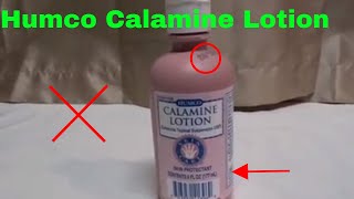 ✅ How To Use Humco Calamine Lotion Review [upl. by Eliath553]