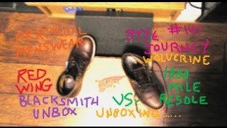 Practical Menswear Style Journey 141  Red Wing Blacksmith Boots  1000 Mile Resole UNBOX UNBOXING [upl. by Ceciley]