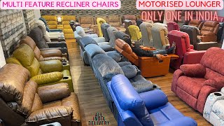 Multi Feature Recliner Sofa Chair at Lowest Price in Kirti Nagar Furniture Market Delhi  Automatic [upl. by Dowell]