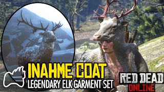 RED DEAD ONLINE How to Get the Legendary INAHME Elk Coat Garment Naturalist Walkthrough Clues Tracks [upl. by Berton]