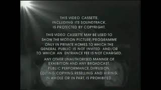 VCI VHS Warning Screen 19952005 [upl. by Lovmilla277]