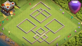 Once Diseño Ayuntamiento 11  Th11  Subida De Copas Clash of Clans [upl. by Inga]