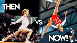 Gymnastics THEN vs NOW [upl. by Asital]