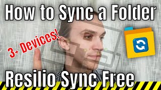 How to Sync a Folder With Resilio Sync Free Between 3 Devices Explained in detail [upl. by Englis]