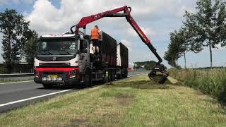 BERM GRAS LADEN VOLVO JELLE BIJLSMA BV [upl. by Caniff]