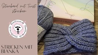 Stirnband mit Twist stricken  Schnell [upl. by Audry]