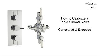 How to Calibrate a Triple Shower Valve [upl. by Chico]