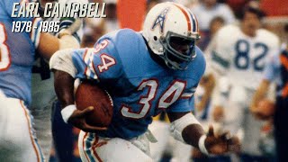 Earl Campbell RUN ANGRY Career Highlights  NFL Legends [upl. by Starkey814]