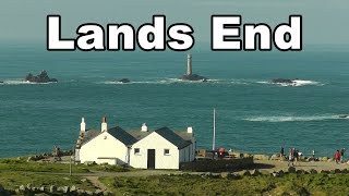 Lands End Cornwall and Longships Lighthouse [upl. by Teufert]