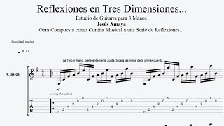 Estudio de Guitarra para Tres Manos  de Jesús Amaya [upl. by Vadnee474]