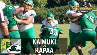 Warriors strong in battle to the end  SL Replay  Kaimuki vs Kapaa Nov 17 2018 [upl. by Uno]