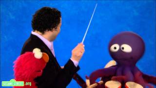 Sesame Street Gustavo Dudamel and Elmo Stupendous [upl. by Kerril]