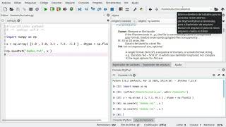 Introdução ao Python  Parte 11  Módulo Numpy loadtxtsavetxt [upl. by Tennaj92]