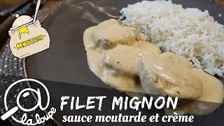 FILET MIGNON SAUCE MOUTARDE CREME 147 [upl. by Swerdna]