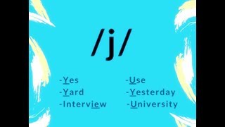 j IPA Phoneme English Pronunciation Lesson [upl. by Orna]