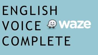 Waze Sound Effects  English Voice [upl. by Enomor980]