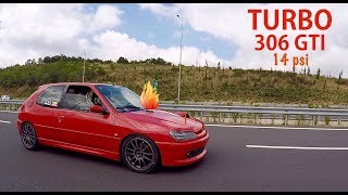 TAXI 6 TÜRKİYEDE  TURBO 306 GTI NOS 14 psi [upl. by Labina]