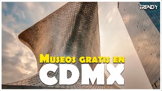 Los 4 Mejores MUSEOS GRATIS de la CDMX [upl. by Enicnarf]